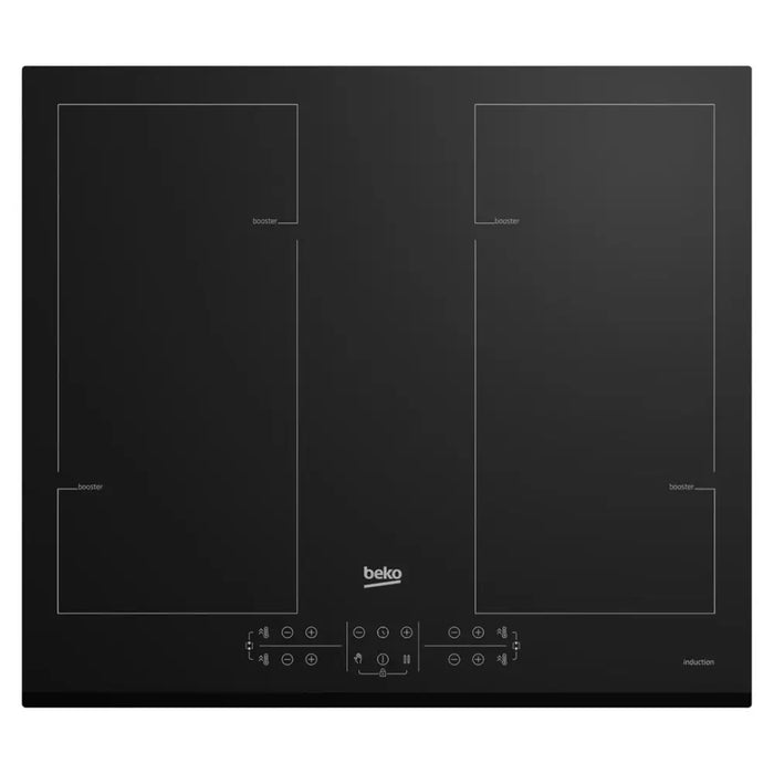 Beko HII64206F2MT Black Built-in 58 cm Zone induction hob 4 zone(s) - Built-in hot platesAGD-PGZ<<<Home Appliance