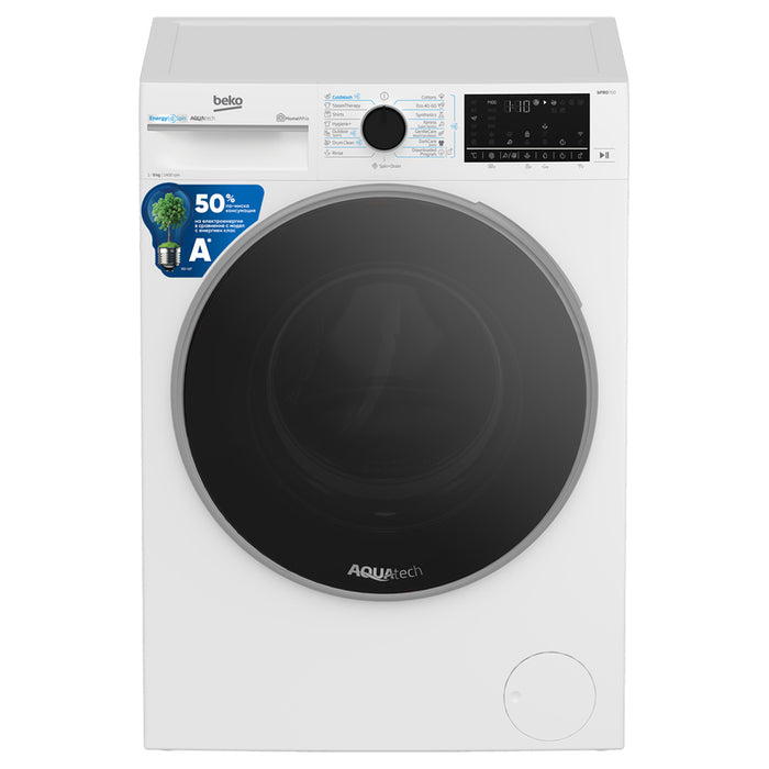 Washing machine BEKO B7WFU 69418 WB ES 9.0 kg, 1400 rpm, INVERTER MOTOR