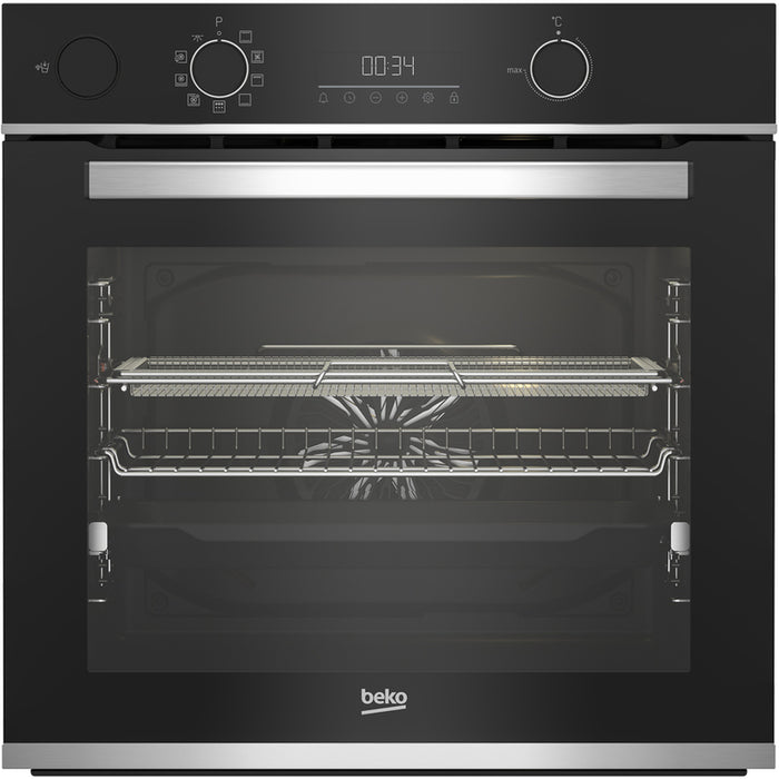 Built-in oven BEKO BBISA 13300 XMPE 72 L, A+, TELESCOPIC SYSTEM, PYROLYTIC CLEANING