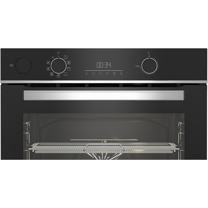 Built-in oven BEKO BBISA 13300 XMPE 72 L, A+, TELESCOPIC SYSTEM, PYROLYTIC CLEANING