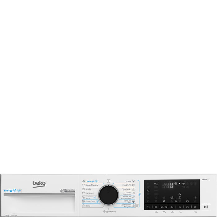 Washing machine BEKO B7WFU 610418 WB 10.0 kg, 1400 rpm, INVERTER MOTOR