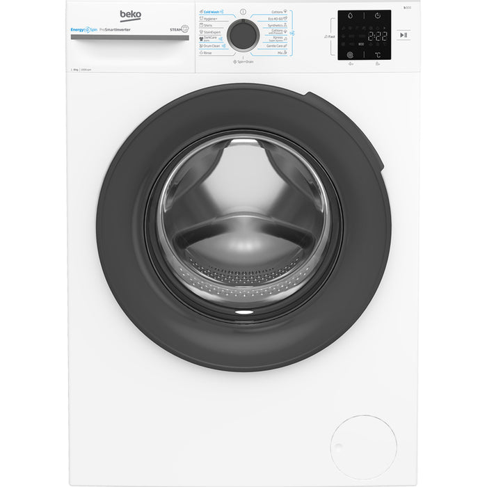 Washing machine BEKO BM3WFSU 38013 WA 8.0 kg, 1000 rpm, INVERTER MOTOR