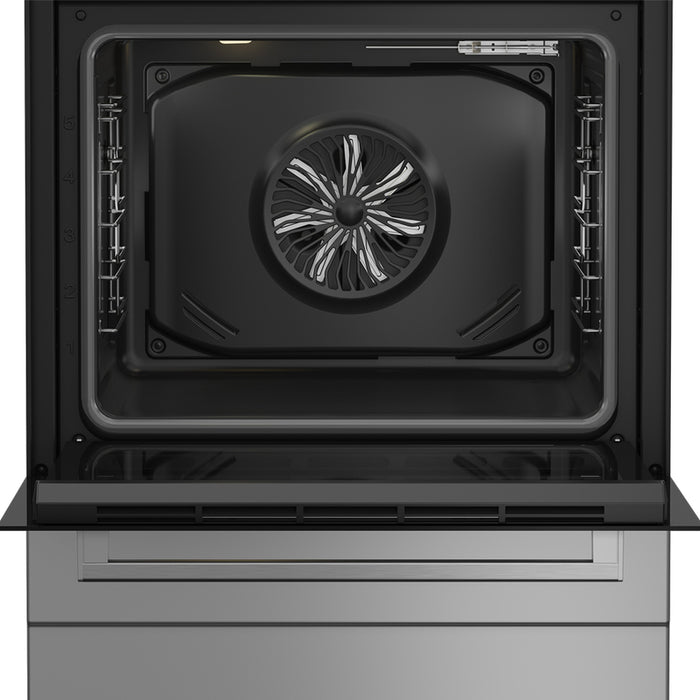 Combined stove BEKO FBE 64010 SDSL/Silver/GA A, 2 GAS AND 2 ELECTRIC, IGNITION BUTTON