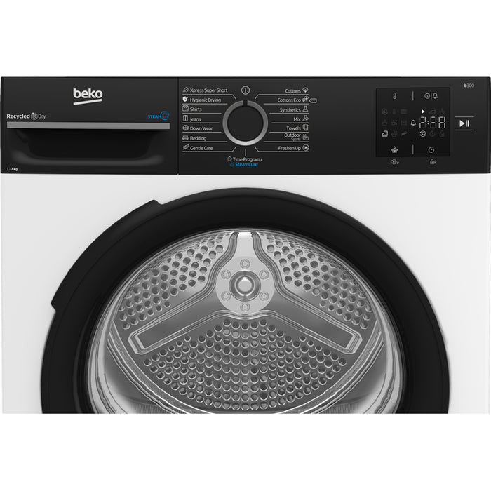 Dryer BEKO BM3T 37239 WBB CONDENSING WITH HEAT PUMP, 7.0 kg