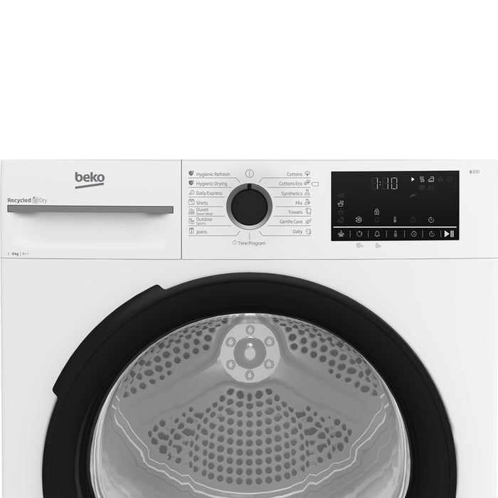 BEKO BM3T 49230 W /NEW CONDENSATION Tumble Dryer WITH HEAT PUMP, 9.0 kg