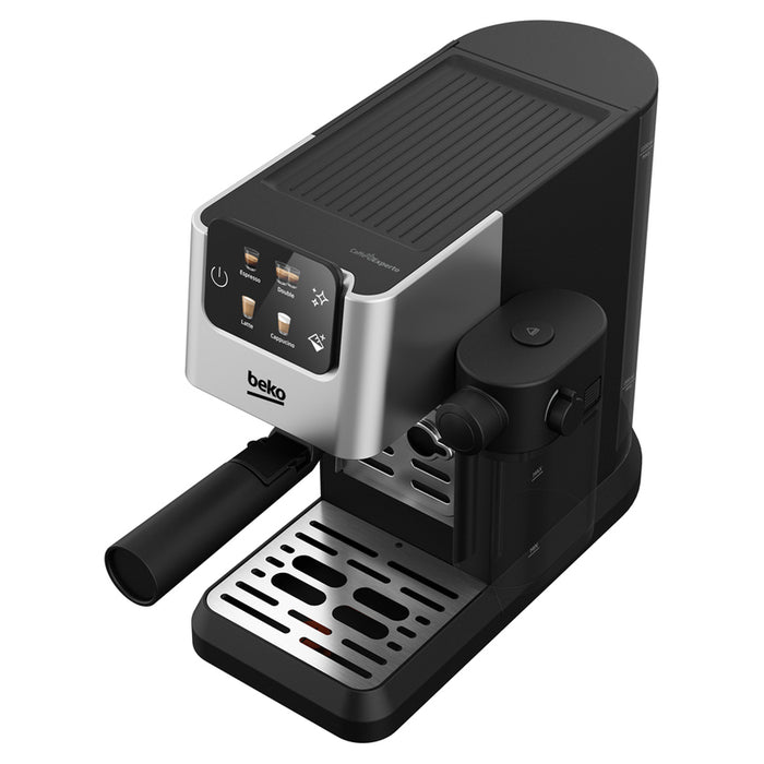 Coffee machine BEKO CEP 5304 X 1100.00 ml, AUTOMATIC CAPPUCCINO SYSTEM, 15.00 bar, BLACK