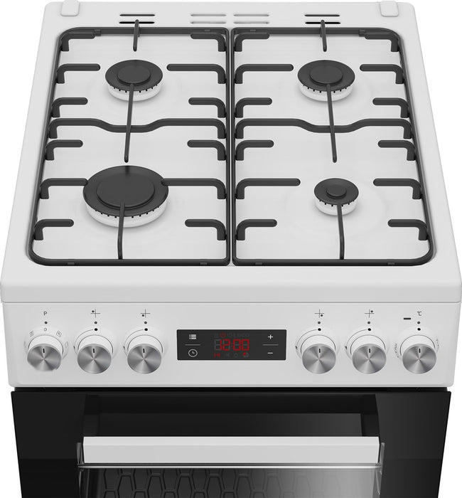 Beko FSE52323DWD cooker Freestanding cooker Electric Gas White