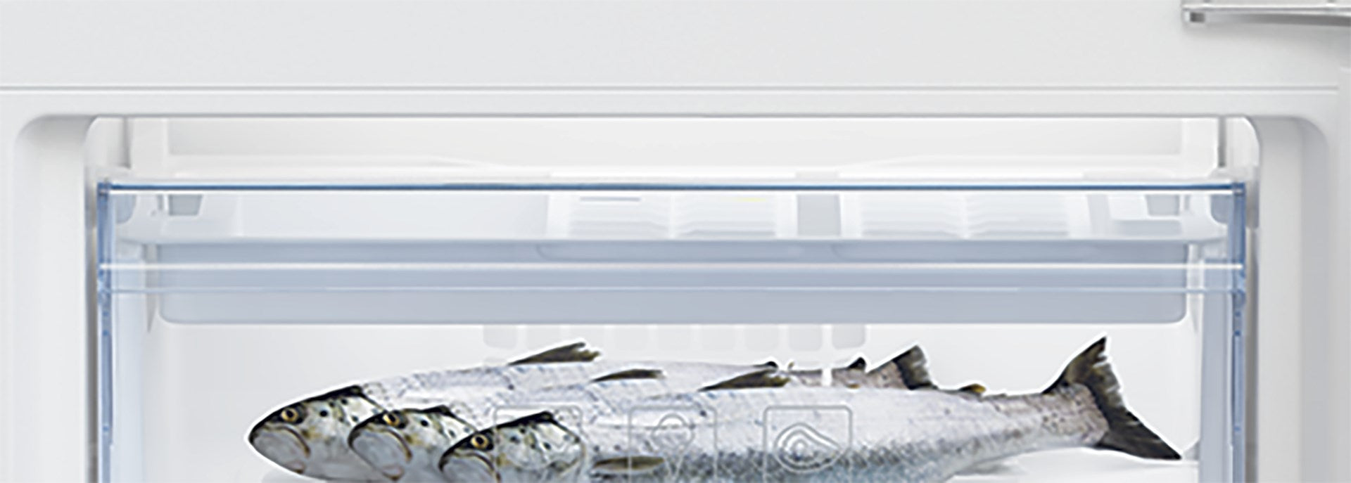 Beko BCSA285K4SN fridge-freezer Built-in 271 L E White