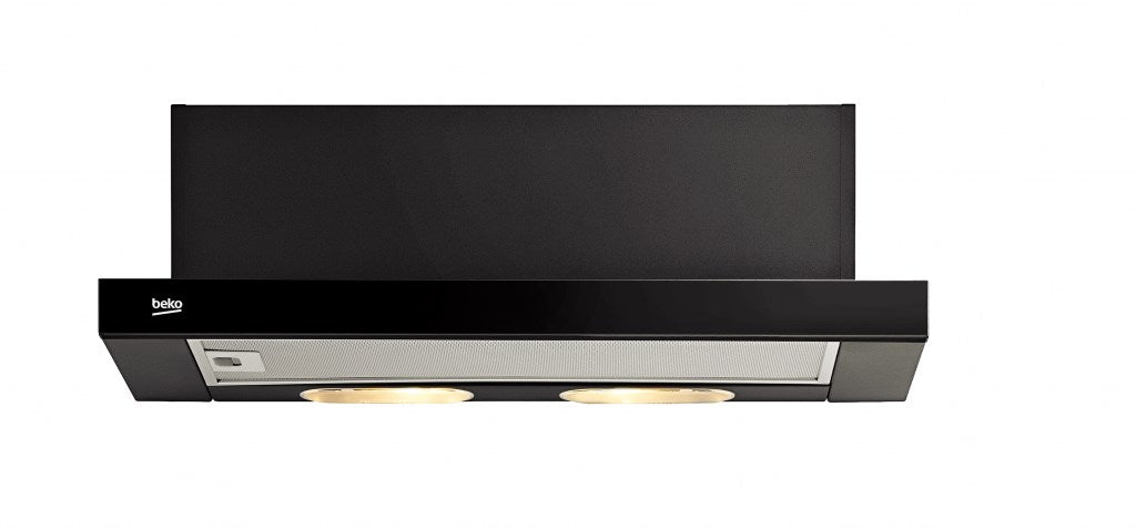 Beko CTB6250B cooker hood 420 m³/h Semi built-in (pull out) Black