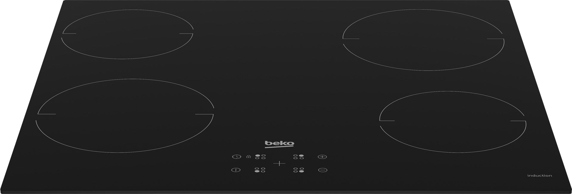 Beko HII64401QT Black Built-in 60 cm Zone induction hob 4 zone(s)