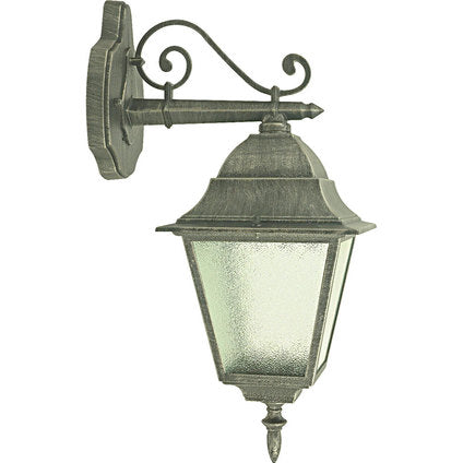 GARDEN LANTERN TOP BRACKET SILVER PATINA E27 BELIGHT
