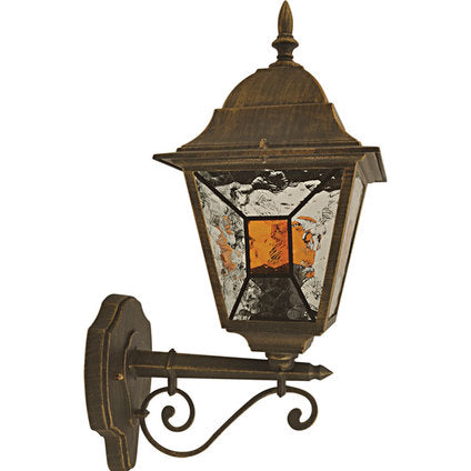 GARDEN LANTERN LOWER BRACKET GOLD PATINA E27 BELIGHT