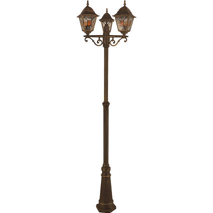 TRIPLE LANTERN 200CM GOLD PATINA 3XЕ27 BELIGHT