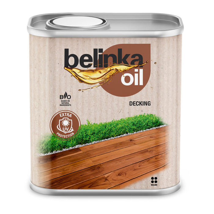 BELINKA DECKING BIO OIL FOR THE PROTECTION OF DECKING AND OUTDOOR GARDEN FURNITURE