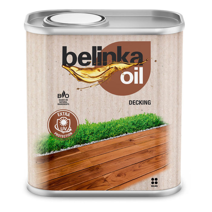 BELINKA DECKING BIO OIL FOR THE PROTECTION OF DECKING AND OUTDOOR GARDEN FURNITURE