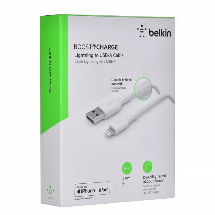 Belkin CAA002BT1MWH lightning cable 1 m White - USB cablesKBA-USB<<<Cables and adaptersKBA<<<ActionPL