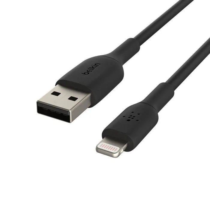 BELKIN PVC USB CABLE USB-A - LIGHTNING 1M BLK - USB cablesKBA-USB<<<Cables and adaptersKBA<<<ActionPL