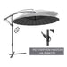 BELL UMBRELLA F290X280CM HD HD-9413 - Чадъри<<<Чадъри сенници и шатри<<<Градина<<<Praktiker