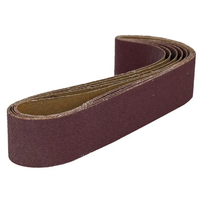 BELT SANDING PADS 50 X 686 MM P100 5 PCS RAIDER - Шкурки за машинно шлайфане<<<Консумативи за