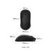 BenQ ZOWIE U2-DW 4K Wireless Mouse for Esports Size M 60g up to 4000 Hz up to 3200 DPI Symmetrical design Inward-curved