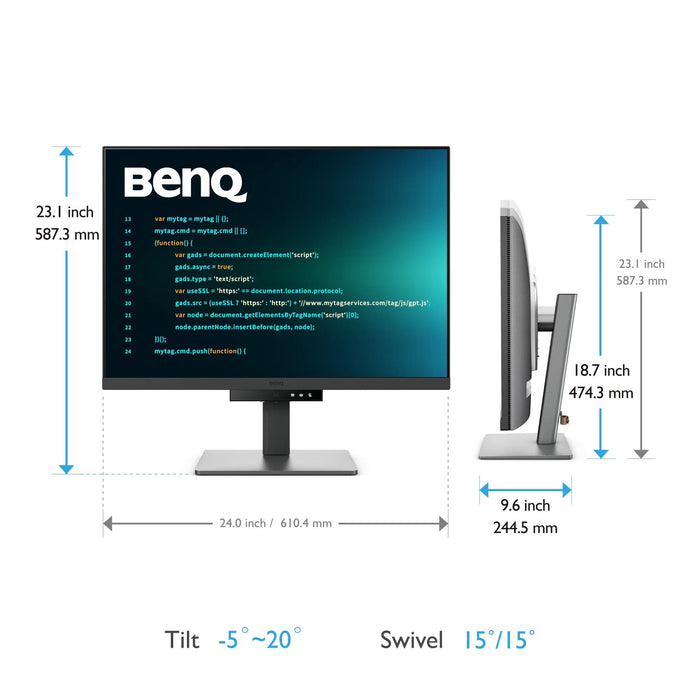 BenQ RD280U programming monitor, 28.2"