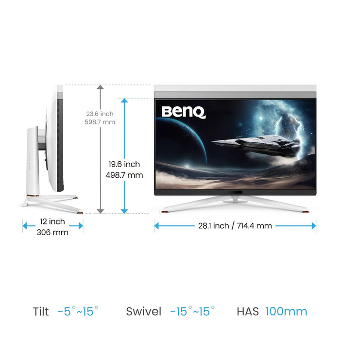 Gaming monitor BenQ Mobiuz EX321UX, 31.5", 144Hz