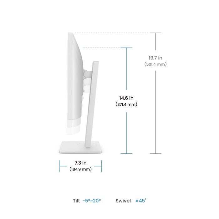Monitor BenQ GW2486TC, 23.8", IPS, 1920x1080, 100Hz, Speaker 2 x 2W