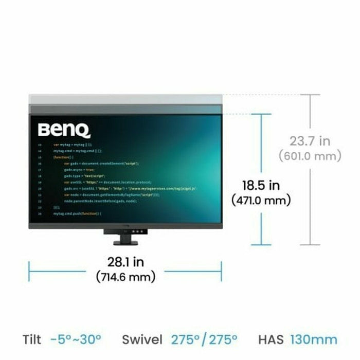 BenQ RD320UA Programming Monitor, 31.5", Ergo Stand