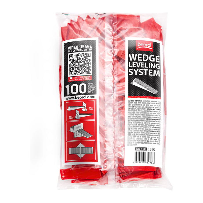BEOROL TILE LEVELING WEDGE 100 PCS.