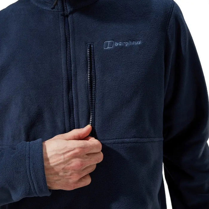 BERGHAUS Prism Half Zip Polartec® Fleece - men’s fleece sweatshirt size L (blue)
