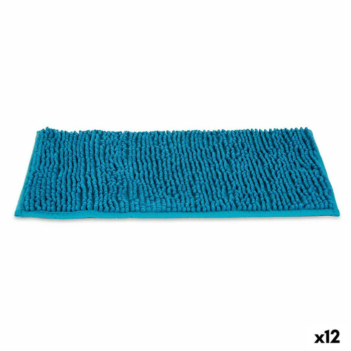 Bath rug Berilo Blue Turquoise Azul Océano 40 x 60 cm 59 x 40 x 2,5 cm (12 Units)