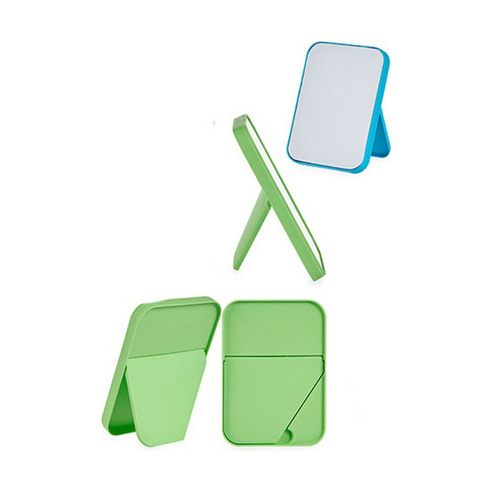Mirror with Mounting Bracket Berilo Blue Green Lilac polypropylene 1,7 x 20 x 14 cm 14 x 20 x 1,7 cm (12 Units)