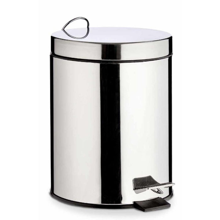 Pedal bin Berilo Silver Stainless steel Plastic 3 L (6 Units)