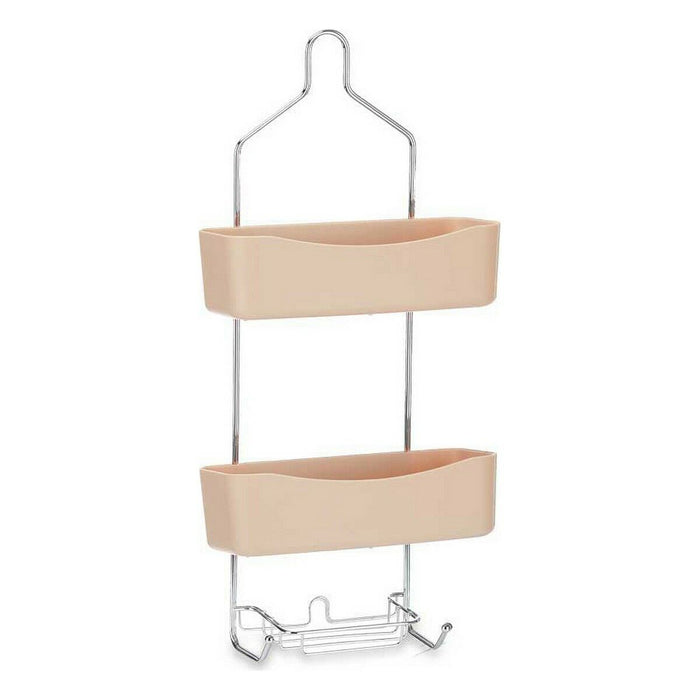 Bathroom Shelves Berilo Beige Metal Plastic 28 x 60 x 14 cm (6 Units)