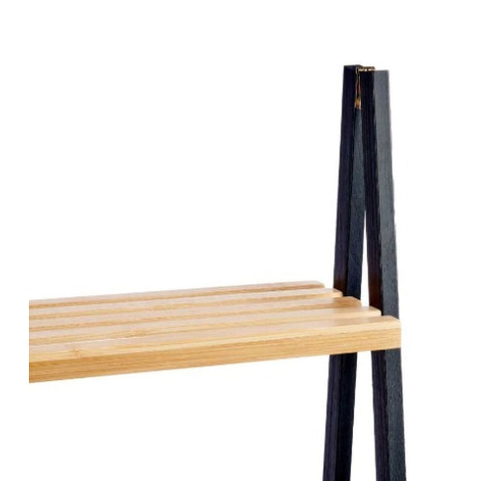 Bathroom Shelves Berilo Black Natural 40 x 109,3 x 30 cm