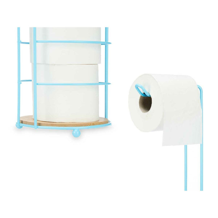 Toilet Roll Holder Berilo Blue 16,5 x 63,5 x 16,5 cm (4 Units)