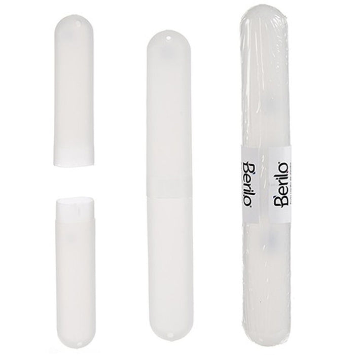 Toothbrush Holder Berilo Transparent polypropylene 20 x 2 x 3 cm (24 Units)