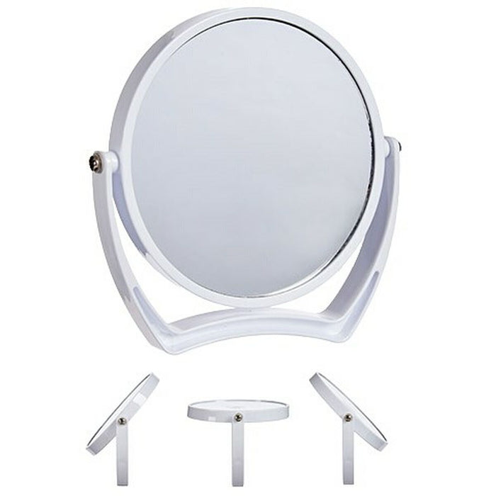 Magnifying Mirror Berilo White Crystal Plastic 19 x 18,7 x 2 cm (6 Units)