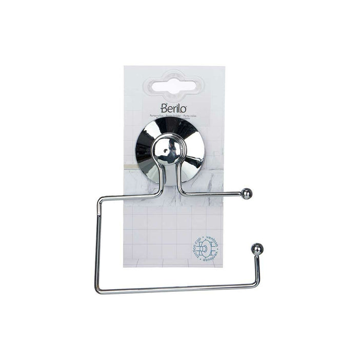 Toilet Roll Holder Berilo Metal Steel ABS 12 x 14 x 3,5 cm (12 Units)