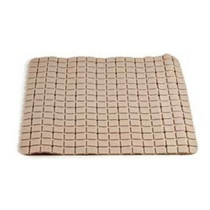 Bath rug Berilo Beige PVC 0,03 x 50 x 50 cm (6 Units)