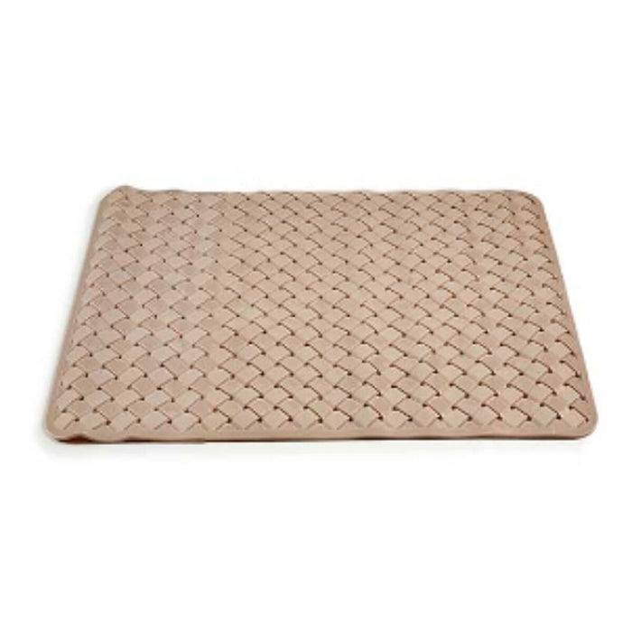 Bath rug Berilo Beige PVC 0,03 x 50 x 50 cm (6 Units)