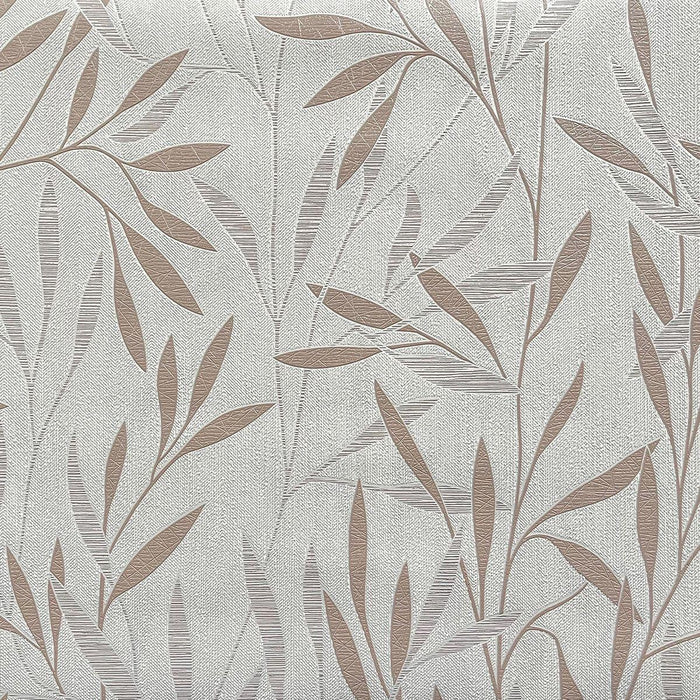 WALLPAPER VINYL TONI BAD BEIGE BRANCHES CREAM