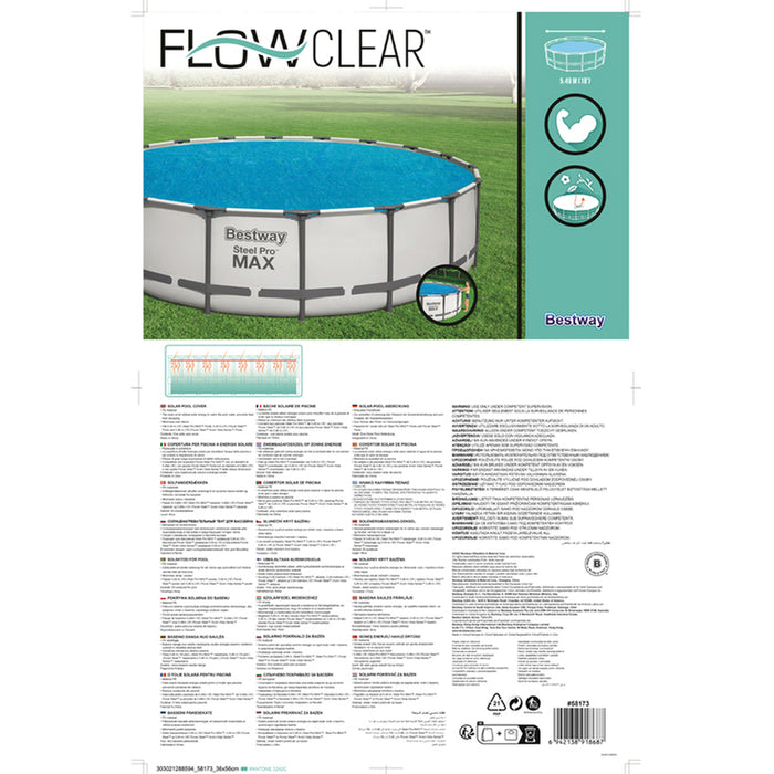 POOL COVER SOLAR 427CM BESTWAY 58252