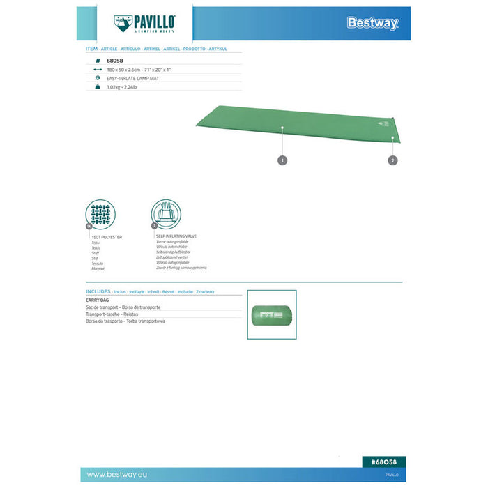 MAT 180X50CM BESTWAY 68058