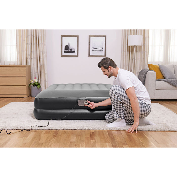 INFLATABLE MATTRESS 203X152X46CM WITH PUMP BESTWAY 67403