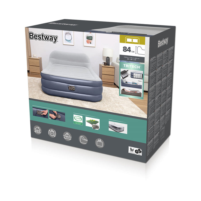 INFLATABLE MATTRESS 226X152X84CM WITH PUMP BESTWAY 67923