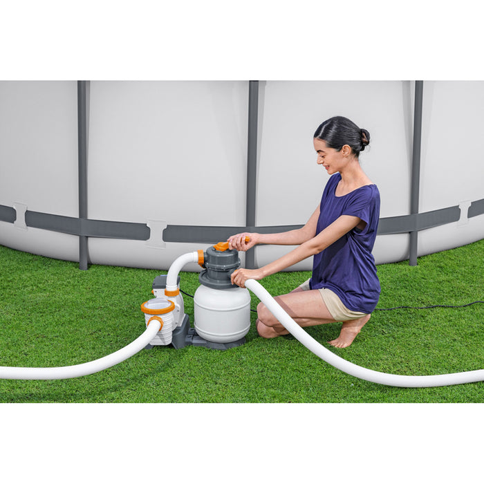 POOL FILTER PUMP 5678L/H WITH SAND OR POLYSPHERE BESTWAY 58497