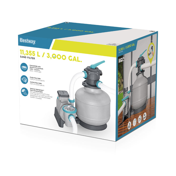 FILTER PUMP FOR POOL SAND 11355L BESTWAY 58486