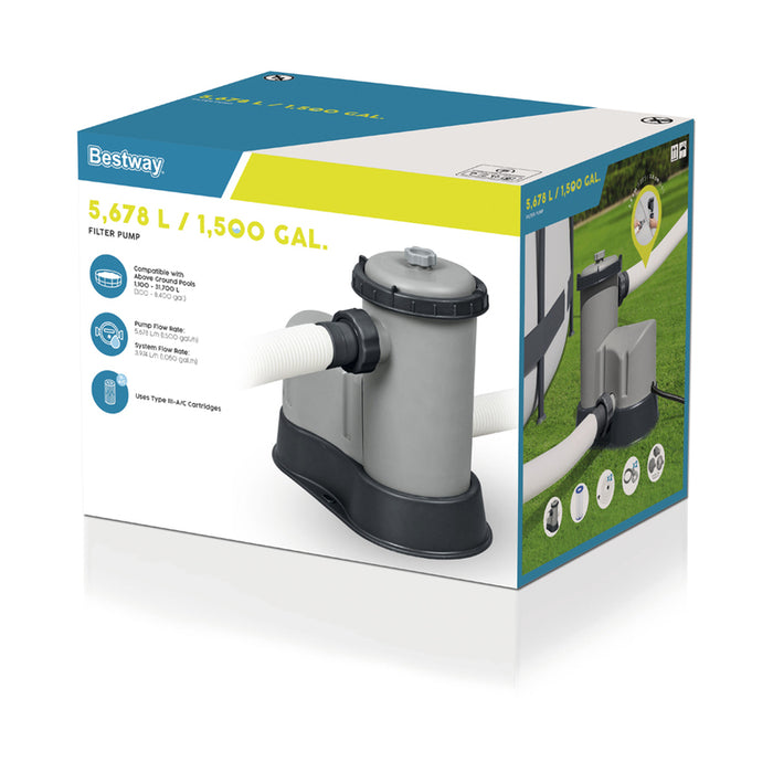POOL FILTER PUMP 5678L/H BESTWAY 58389