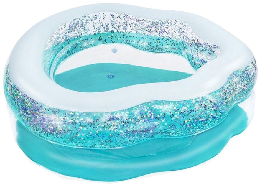 Детски надуваем басейн Bestway - Sparkle Shell, 150 x 127 x 43 cm